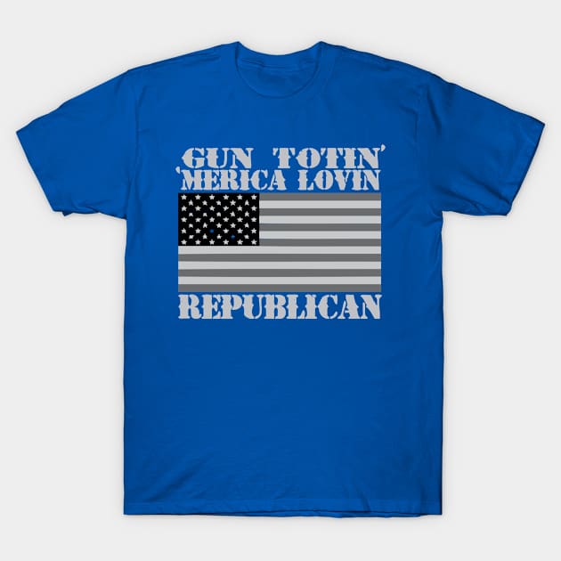 Gun Totin' Republican T-Shirt by veerkun